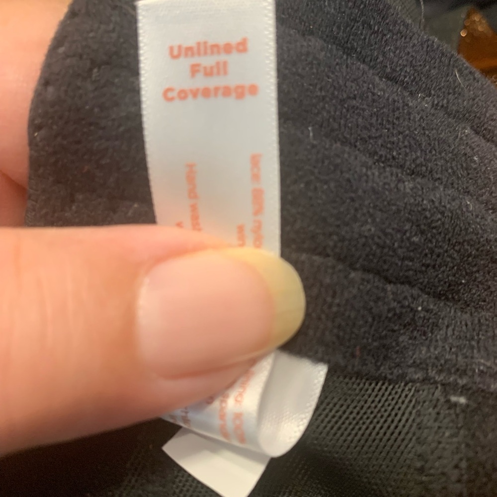 Cacique Unlined Full Coverage Black and Gold Lace Bra Size 44DDD - Picture 8 of 9